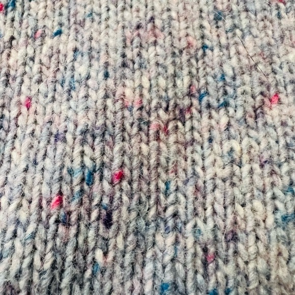 REBECCA TAYLOR LA VIE GORGEOUS LIGHT BLUE SPECKLED PULLOVER SWEATER SIZE XS - Picture 9 of 9